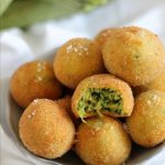 Polpette di zucchine con mayo all'arancia