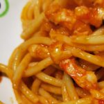 Bucatini all'amatriciana di mare