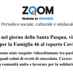 Questa mattina, nel giorno della Santa Pasqua, visita dei volontari dell'Istituto per la Famiglia 46...