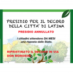 LA CISL DI LATINA E IL COMITATO: RIPRISTINATO IL DECORO DI VIA DON MOROSINI. LA MANIFESTAZIONE DEL 2...