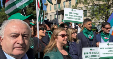 La Cisl di Latina non partecipa alla manifestazione del 22 giugno per Gaza.